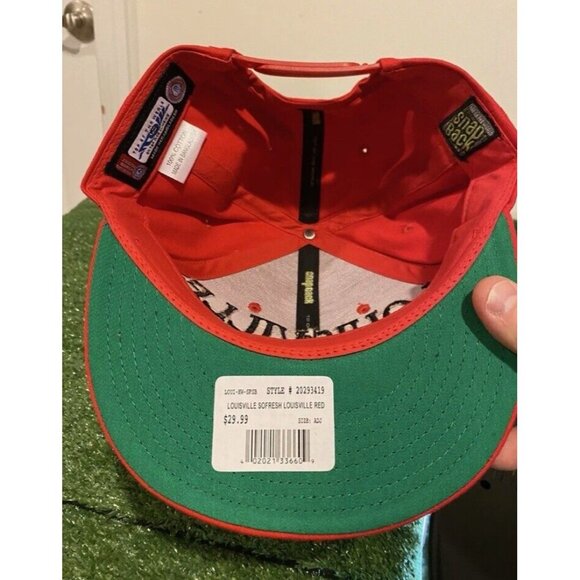 Louisville Cardinals hat cap snap back red Y2K Retro Top of the world basketball - Picture 8 of 10